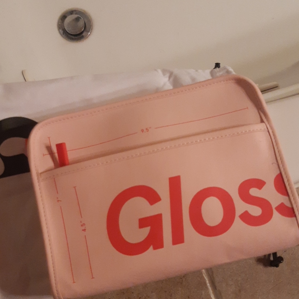 BRAND NEW Glossier Make up Bag
